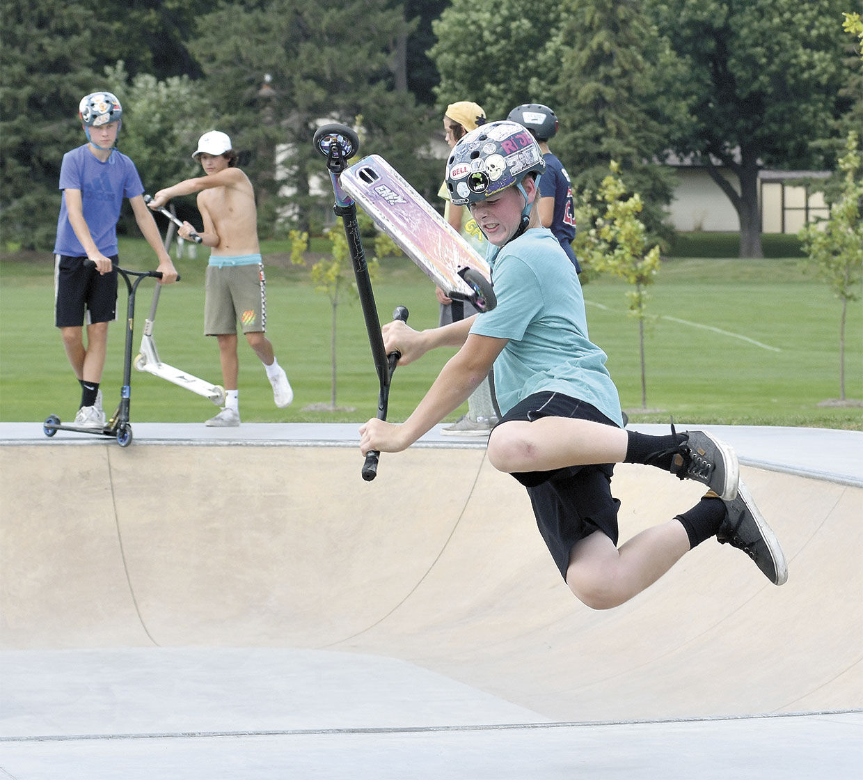 Shoreview Skatepark Plaza opens to public